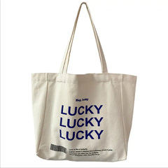 Large Capacity Folded Canvas Women Shopping Bags Casual Ladies Shopper Handbag S
