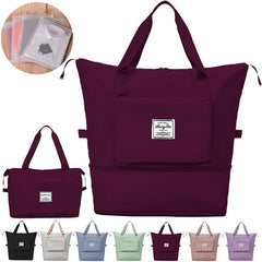 Large Capacity Folding Travel Bag Waterproof Duffel Fabric Bag