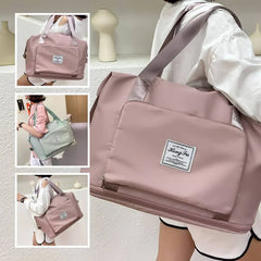 Large Capacity Foldable Travel Bag Waterproof Luggage Tote Handbag