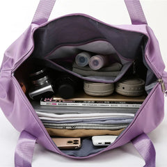 Large Capacity Waterproof Folding Travel Bag Luggage Tote Gym Yoga Shoulder Bag