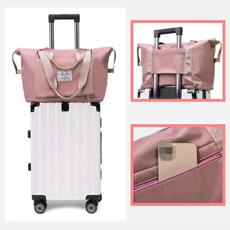 Large Capacity Foldable Travel Bag Waterproof Luggage Tote
