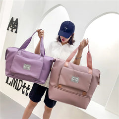 Large Capacity Waterproof Folding Travel Bag Luggage Tote Gym Yoga Shoulder Bag