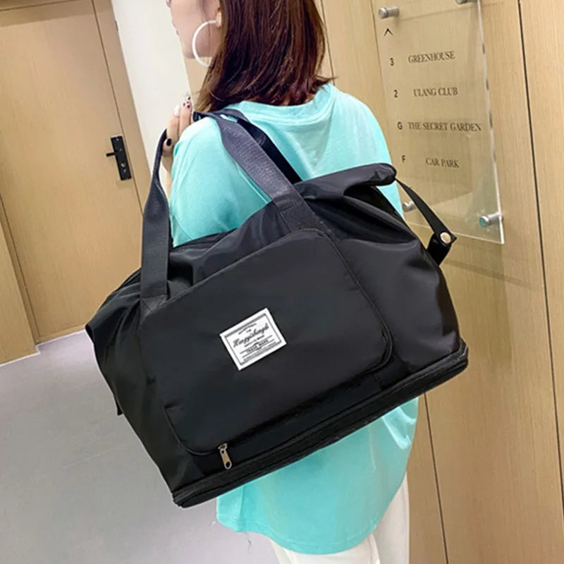 Large Capacity Folding Travel Bags Waterproof Luggage Tote Handbag