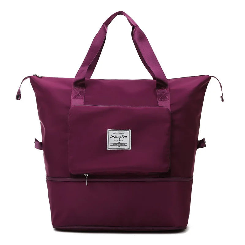 Large Capacity Foldable Travel Bag Waterproof Luggage Tote