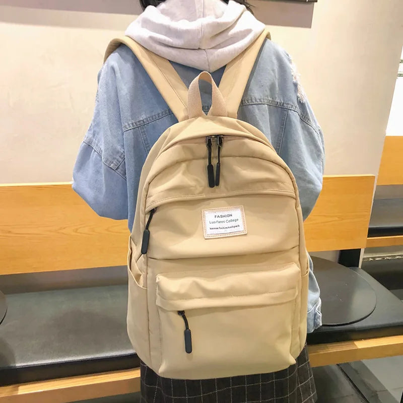 Large Capacity Waterproof Nylon Women Backpack Travel Bag Mochila
