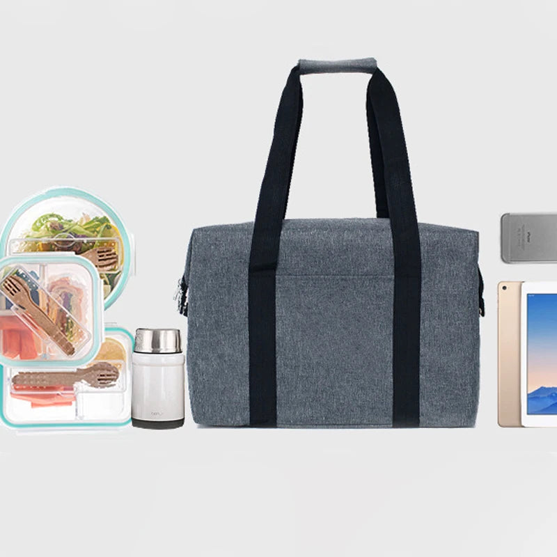 Insulated Bag 10L/20L Picnic Lunch Box Cooler Tote Travel Food Thermal Bag