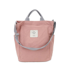 Large Capacity Canvas Shoulder Bag for Women Casual Travel Shopping Tote