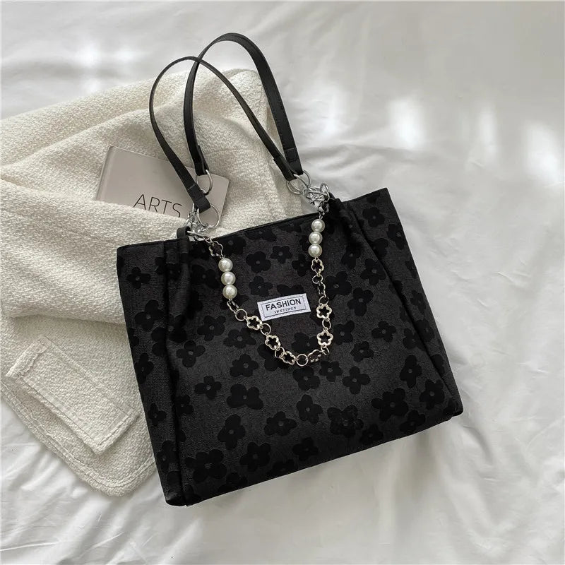 Large Capacity Women's Retro Shoulder Tote Bag