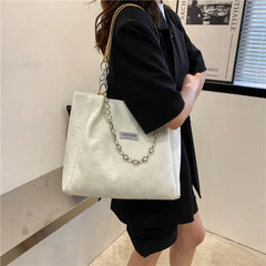 Large Capacity Women's Retro Shoulder Tote Bag