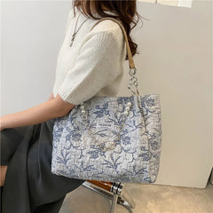 Large Capacity Women's Retro Shoulder Tote Bag