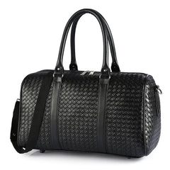 Waterproof PU Leather Travel Bag Shoulder Handbag Fitness Duffle Luggage