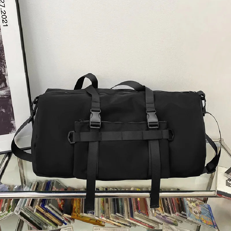 Waterproof Nylon Travel Duffle Fitness Bag Unisex Luggage Handbags