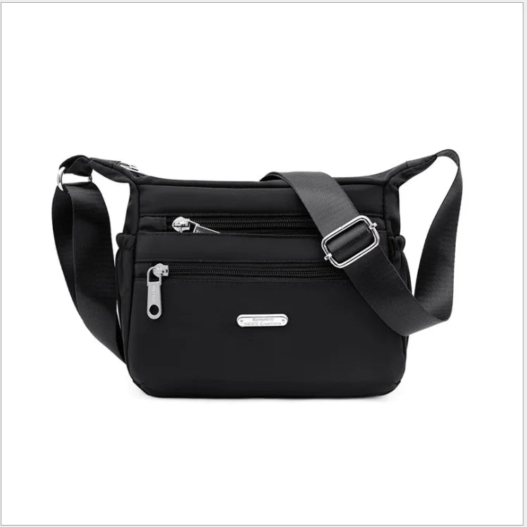 Large Capacity Women's Nylon Shoulder Messenger Tote Bag