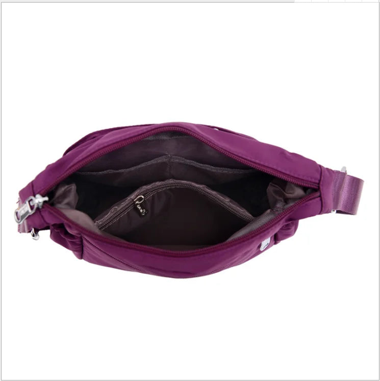 Large Capacity Women's Nylon Shoulder Messenger Tote Bag