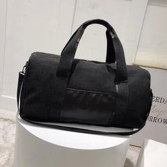 Large Capacity Travel Bag Yoga Fitness Canvas Handbag