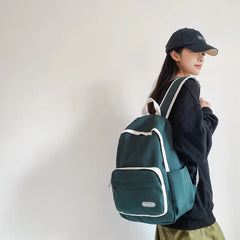 Large Capacity Nylon Backpacks for Women College Style School Bookbag