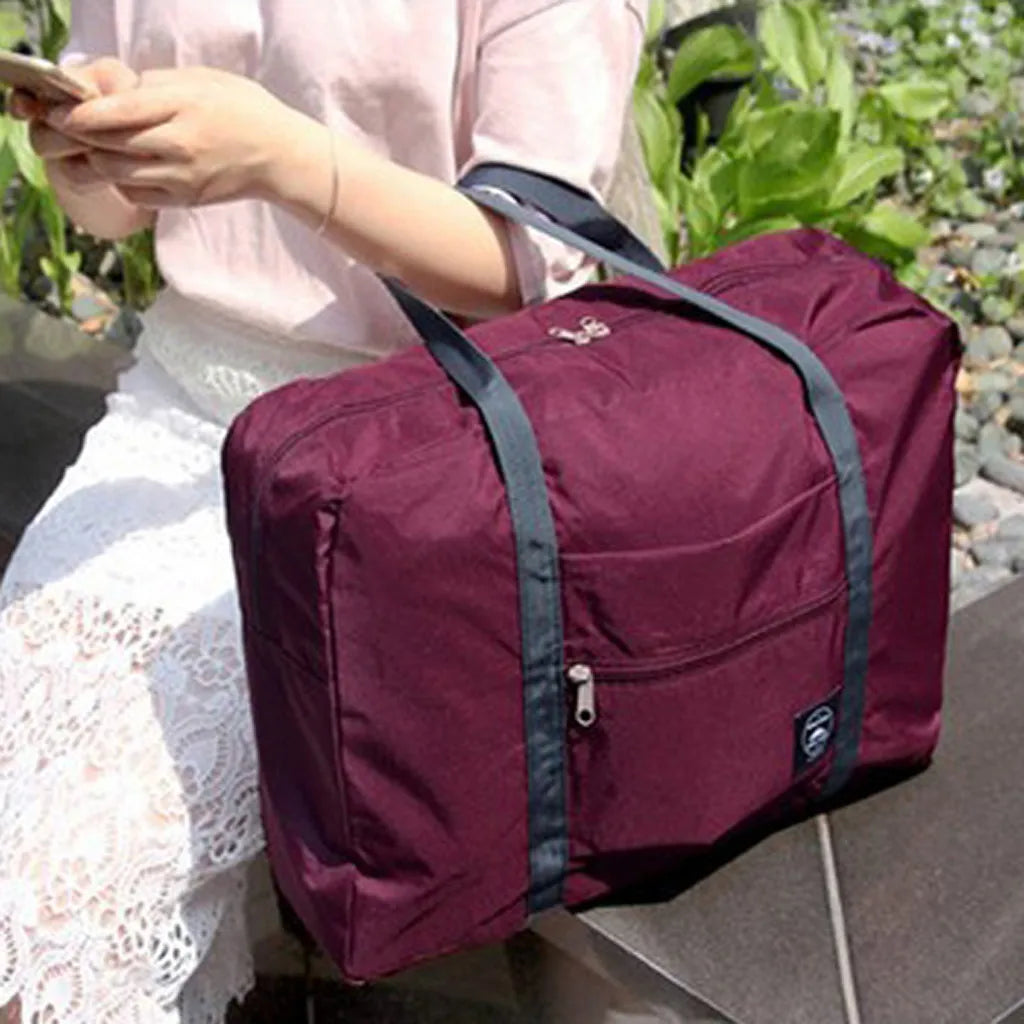 Foldable Duffle Bag Waterproof Travel Bag  Organizers Packing Cubes