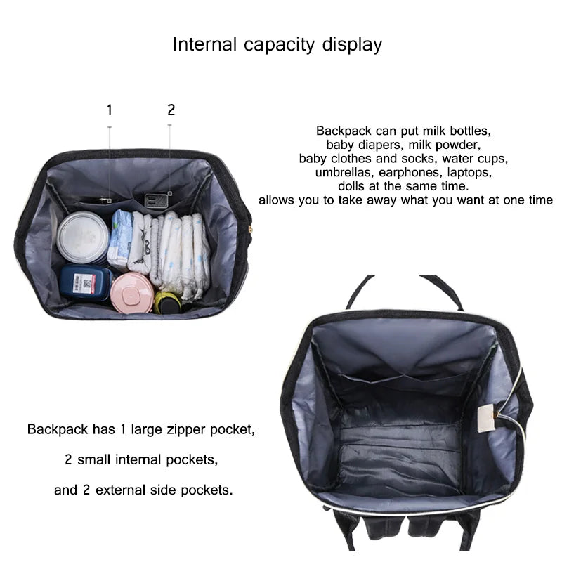 Large Capacity Nylon Women Backpack Ladies Shoulder Backpacks Mommy Baby