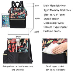 Large Capacity Nylon Women Backpack Ladies Shoulder Backpacks Mommy Baby