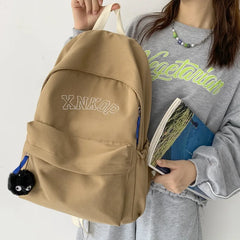 Large Capacity Nylon Women Backpack Ladies Travel Bag Schoolbag