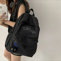 Large Capacity Nylon Women Backpack Ladies Travel Bag Schoolbag