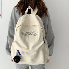 Large Capacity Nylon Women Backpack Ladies Travel Bag Schoolbag