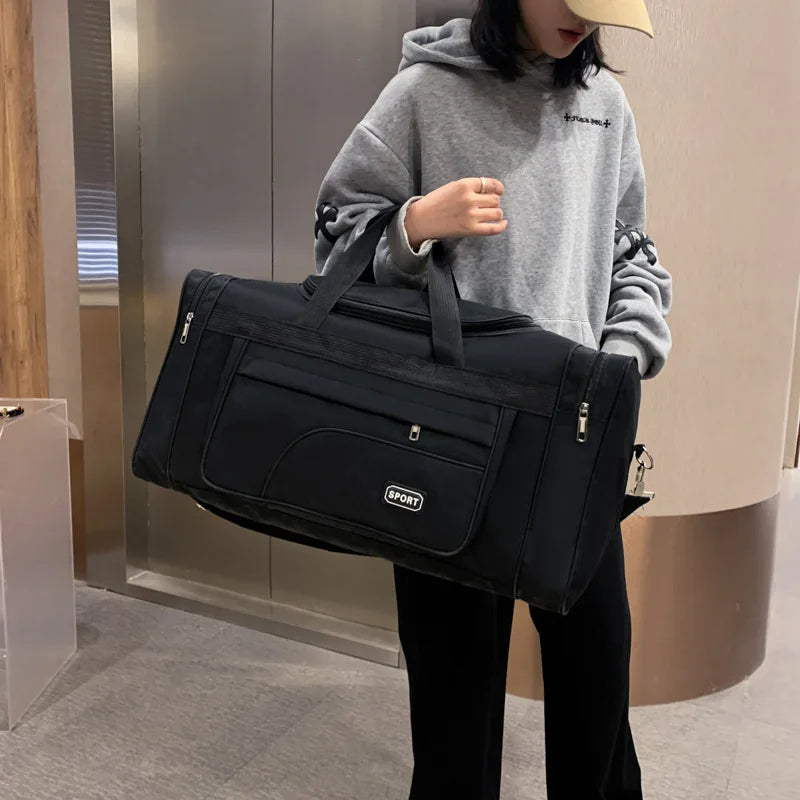 Large Capacity Oxford Waterproof Men Travel Bags Duffle Bag Business Luggage