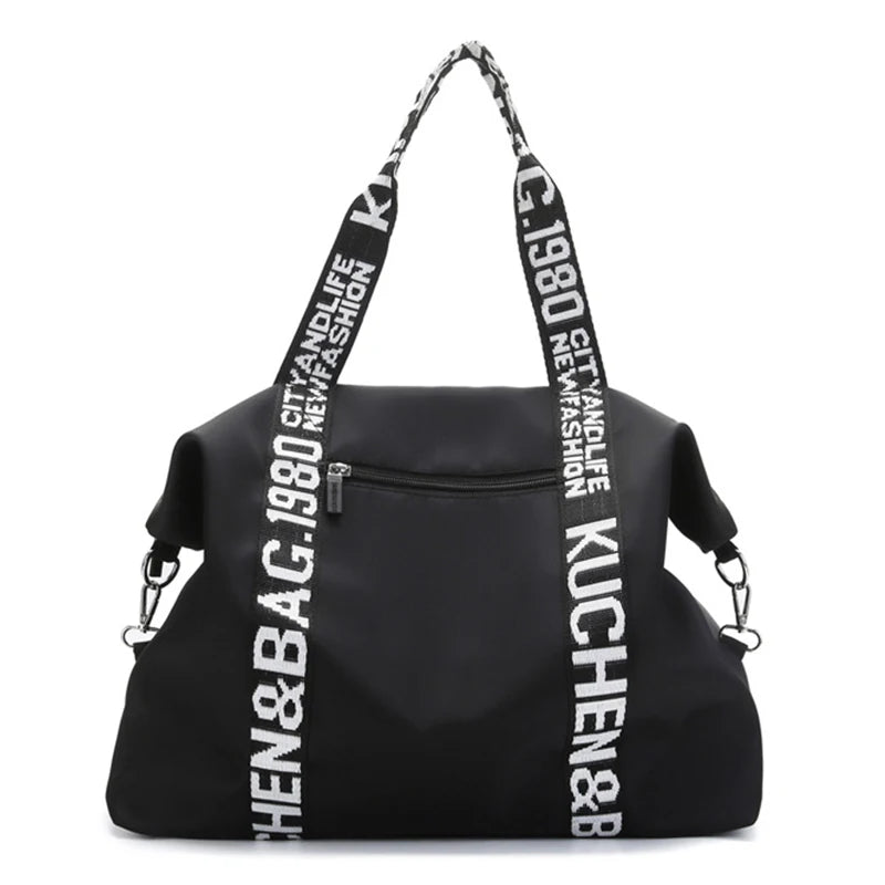 Large Capacity Women's Waterproof Nylon Tote Bag