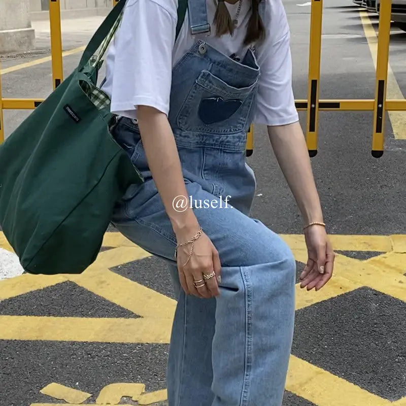 Plaid Reversible Shoulder Bag Canvas Tote Shopping Travel