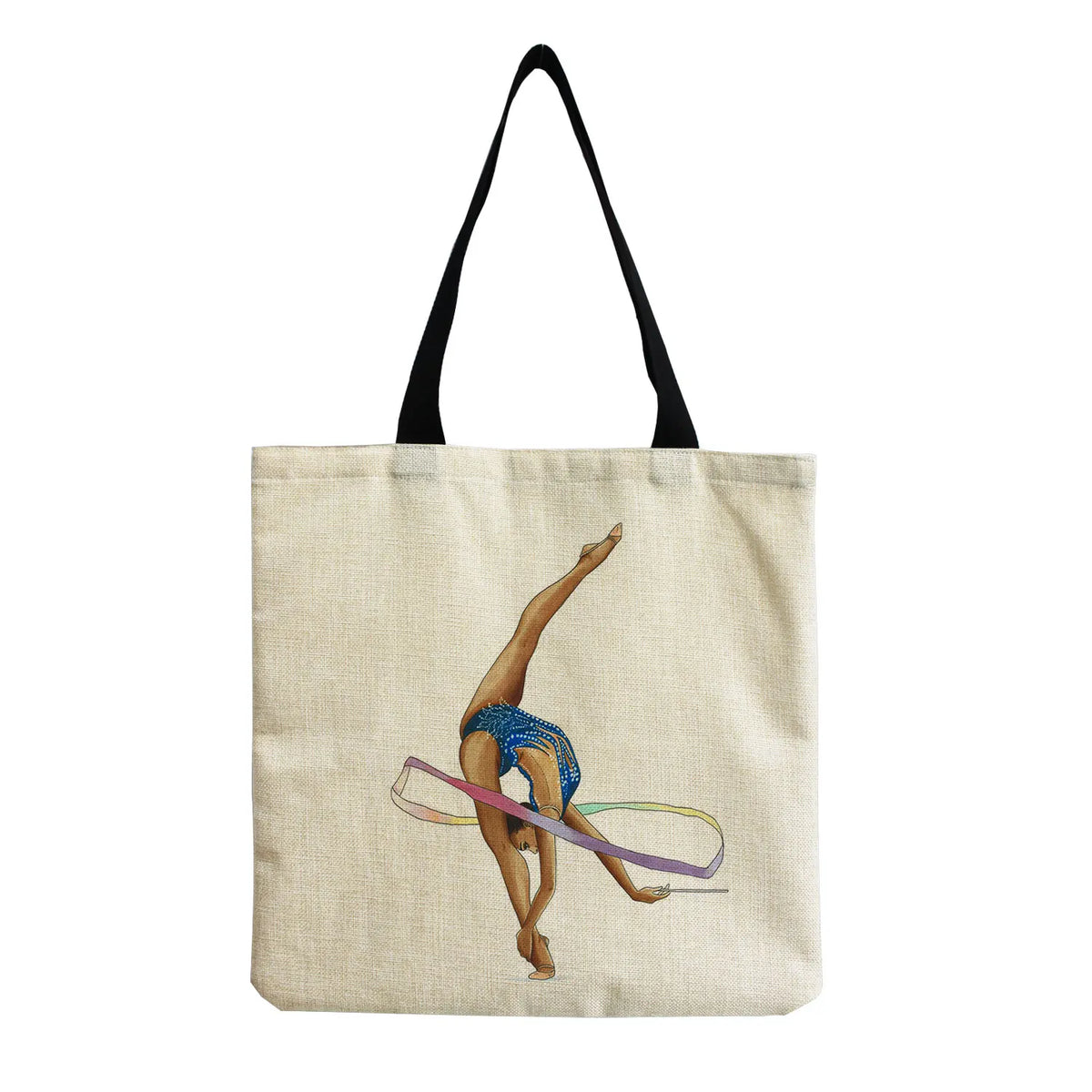 Large Capacity Rhythmic Gymnastics Shopping Bag Women Shoulder Bag Handbag