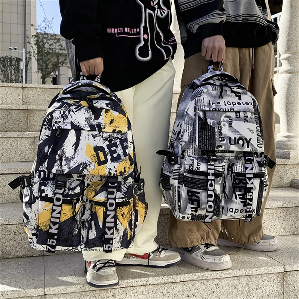 Anime School Backpack Bag Large Capacity Japanese Travel Bag Teenager