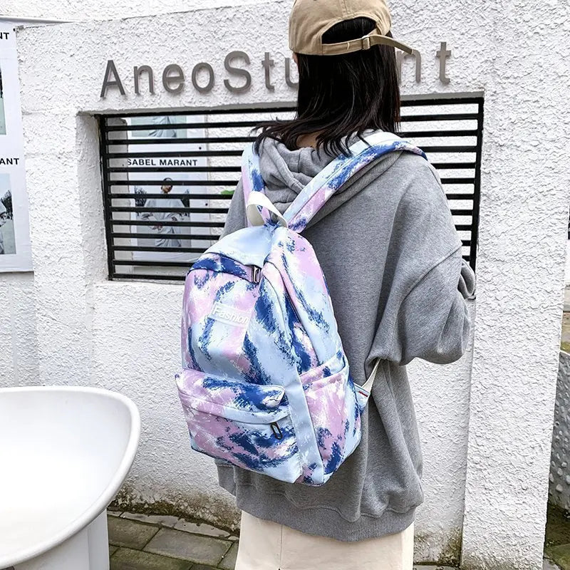 Large Capacity School Backpack for Girls Outdoor Travel Schoolbags for Students