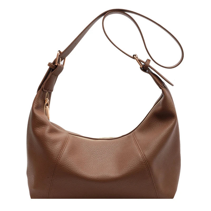 Large Capacity Shoulder Bag for Women Solid Casual Travel Handbag