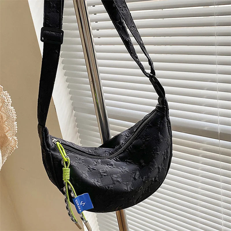 Large Capacity Shoulder Bags Female Handbags Cotton Cloth Crossbody Bag Women's