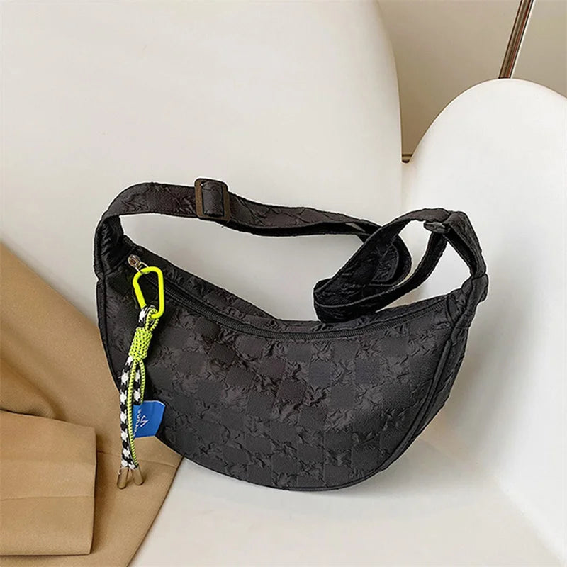 Large Capacity Shoulder Bags Female Handbags Cotton Cloth Crossbody Bag Women's