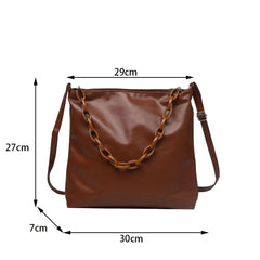 Large Capacity Shoulder Bags for Women Chain Crossbody Handbags