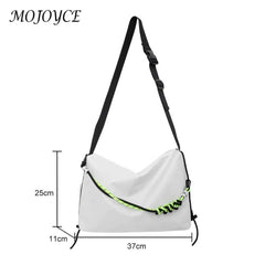 Large Capacity Shoulder Tote Bag Men Women Handbag Solid Leisure Travel Sports C