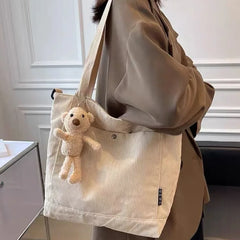 Large Capacity Single Shoulder Bag Women's Commuter Diagonal Cross Bag