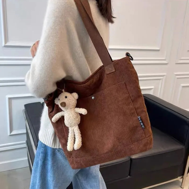 Large Capacity Single Shoulder Bag Women's Commuter Diagonal Cross Bag