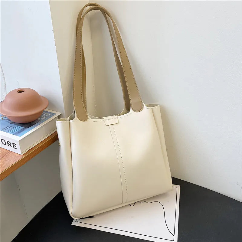 Soft Leather Shoulder Crossbody Bag for Women Casual Messenger Handbag