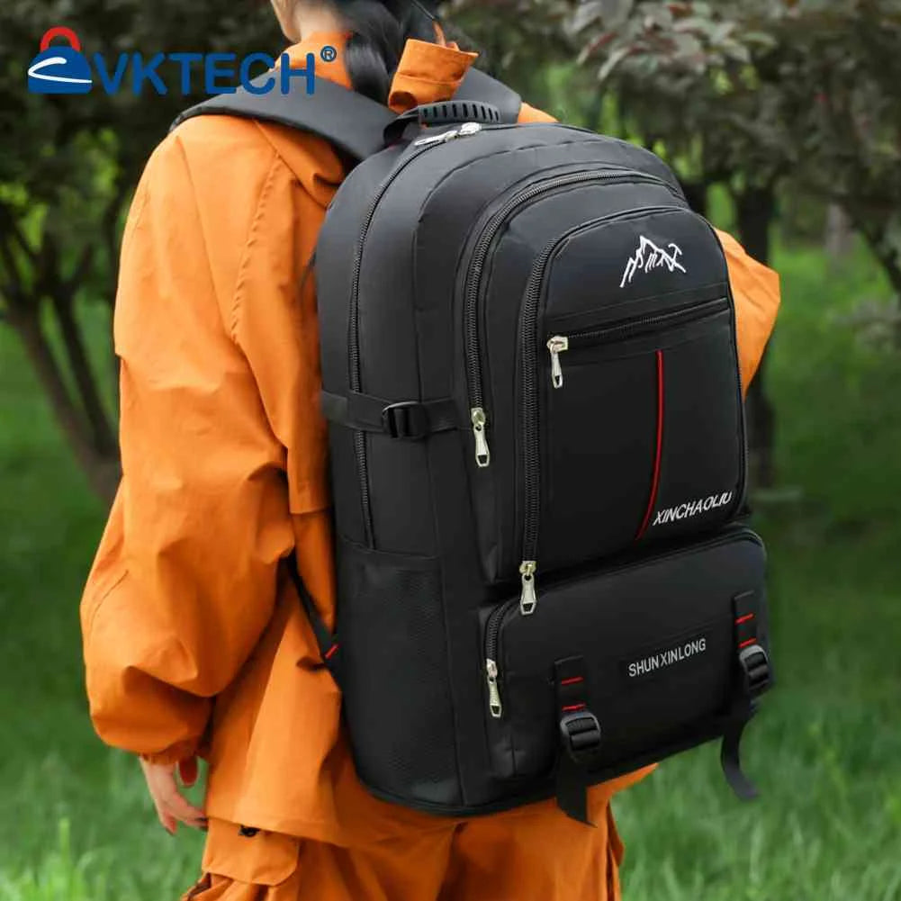 Large Capacity Sports Backpack Oxford Fitness Backpack Waterproof Multi-Pockets