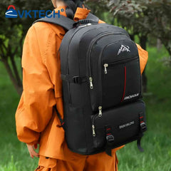 Large Capacity Sports Backpack Oxford Fitness Backpack Waterproof Multi-Pockets