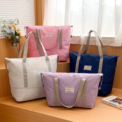 Large Capacity Folding Travel Bag Waterproof Duffel for Women