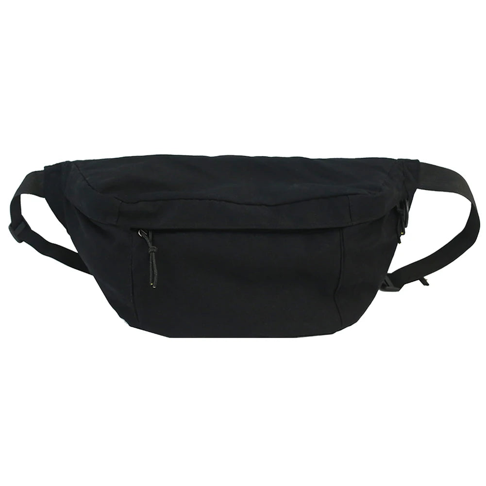 Large Capacity Canvas Waist Bag Fanny Pack Multi-Functional Chest Bags
