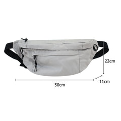 Large Capacity Canvas Waist Bag Fanny Pack Multi-Functional Chest Bags