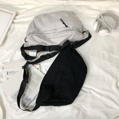 Large Capacity Canvas Waist Bag Fanny Pack Multi-Functional Chest Bags