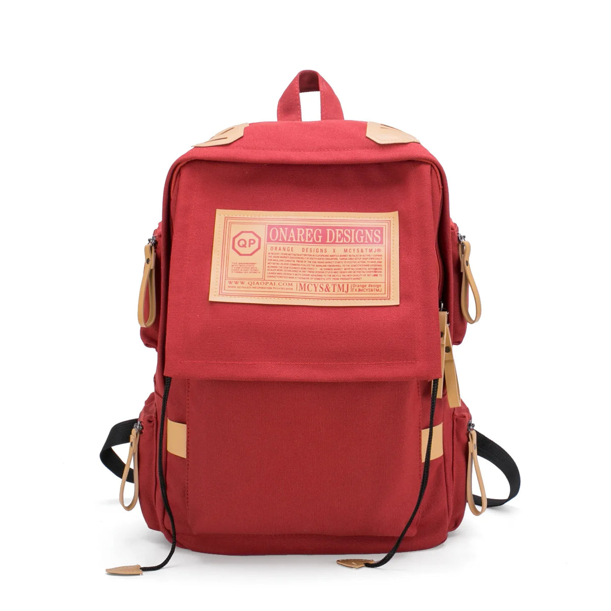 Large Capacity Canvas Backpack for Students Men Women Schoolbag