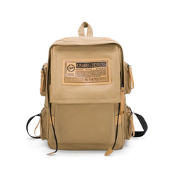 Large Capacity Canvas Backpack for Students Men Women Schoolbag