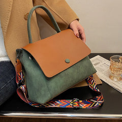 Large Capacity Suede Shoulder Crossbody Bag for Women Handbags Totes