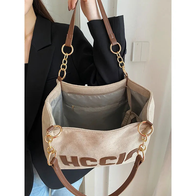 Large Capacity Tote Bags for Women Vintage Shoulder Bag